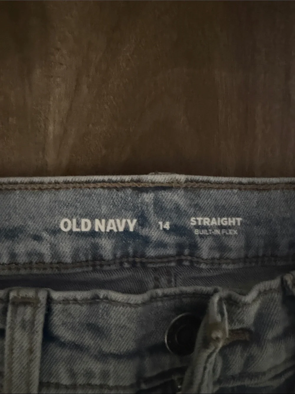 Old Navy Light Blue Kids Straight Leg Jeans